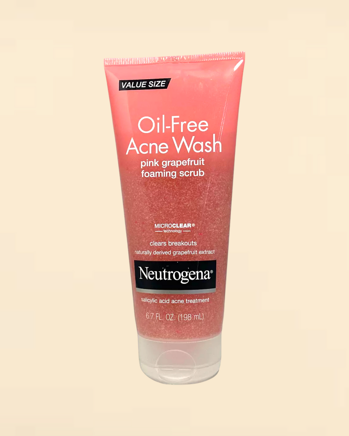 Neutrogena Oil-Free Acne Wash Pink Grapefruit Foaming Scrub - 198ml